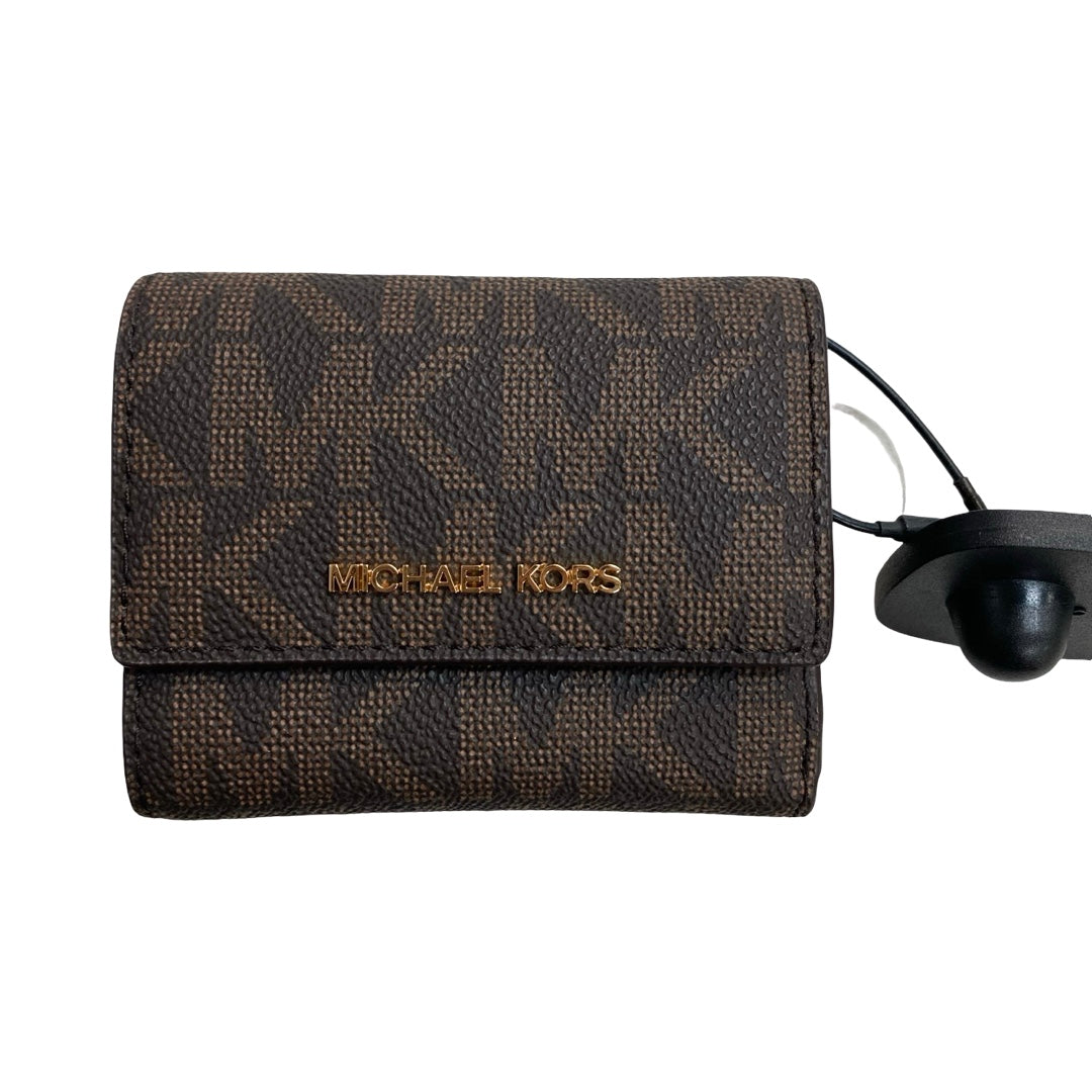 Wallet Designer By Michael Kors In Brown, Size:Small