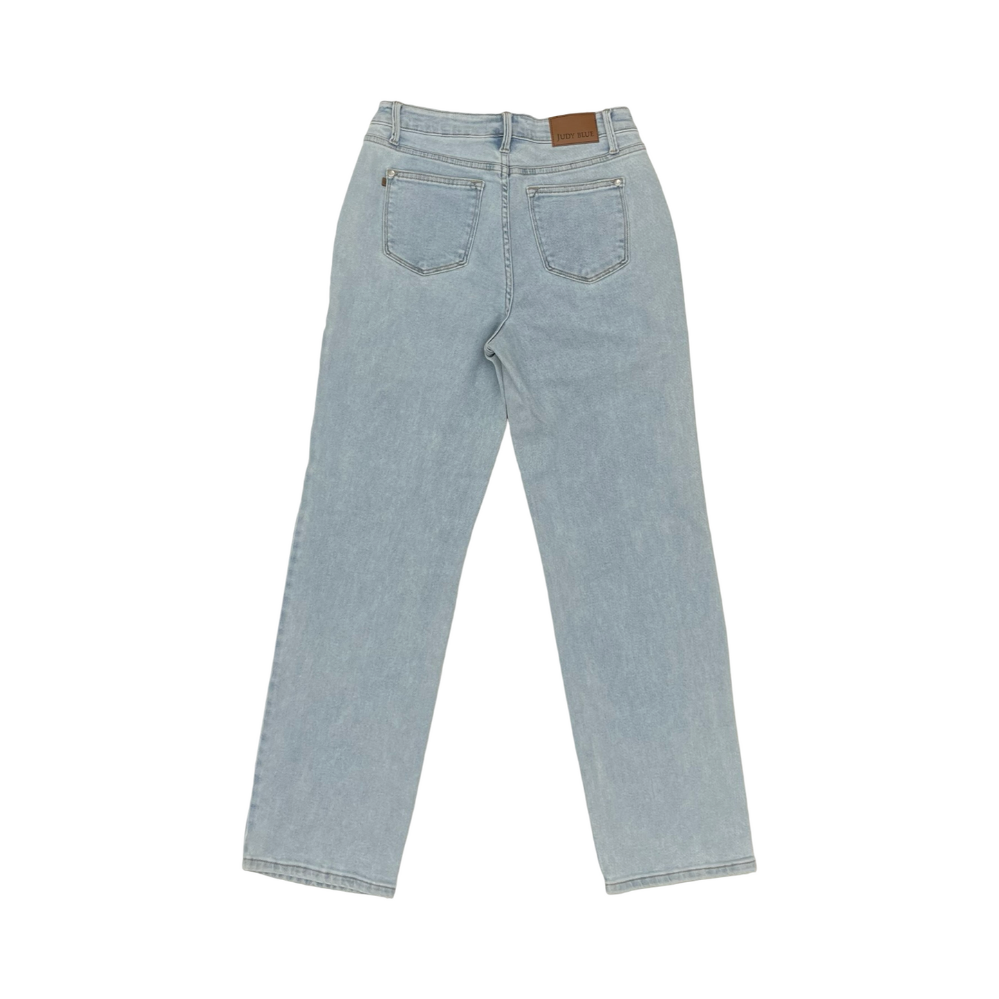 Jeans Straight By Judy Blue In Blue Denim, Size:6