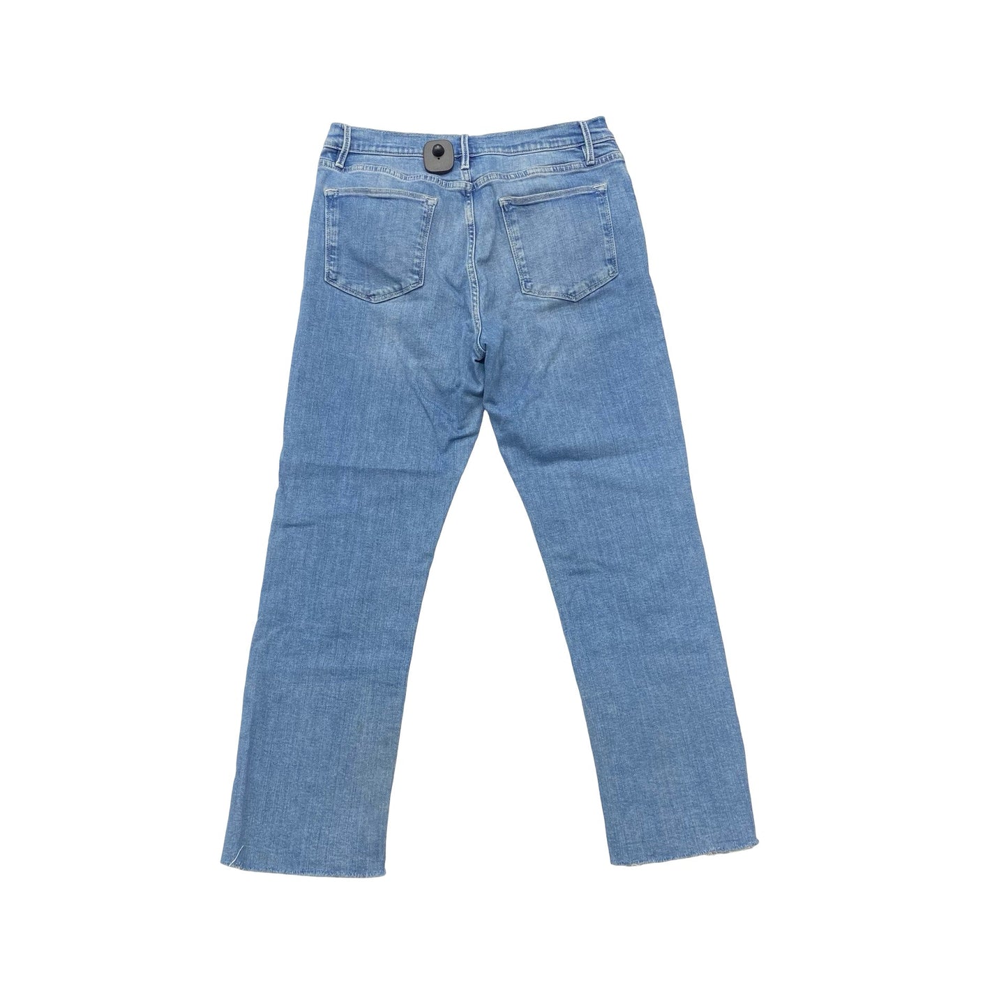 Jeans Straight By Frame In Blue Denim, Size:14