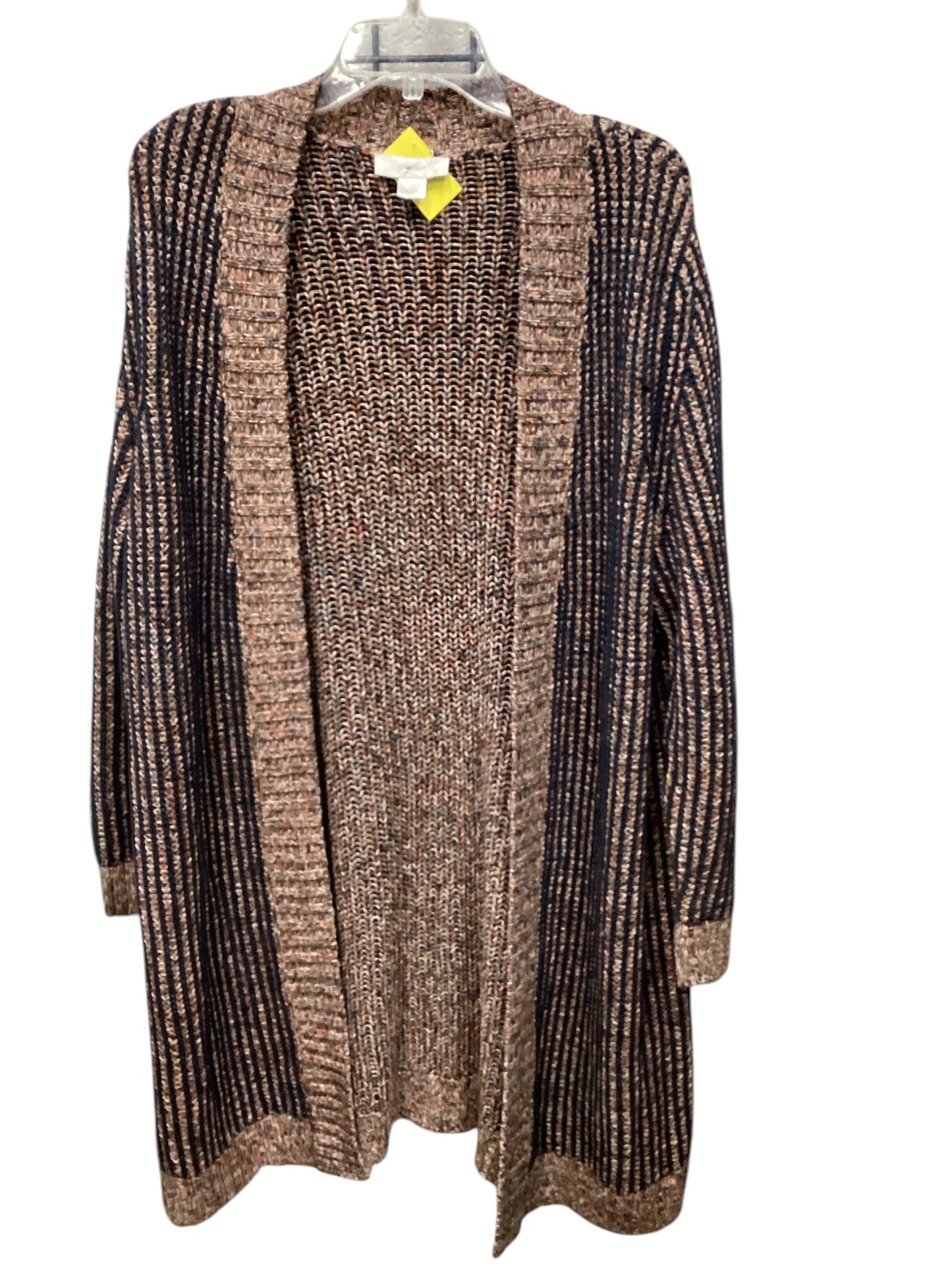 Sweater Cardigan By Cj Banks In Brown, Size: 1x