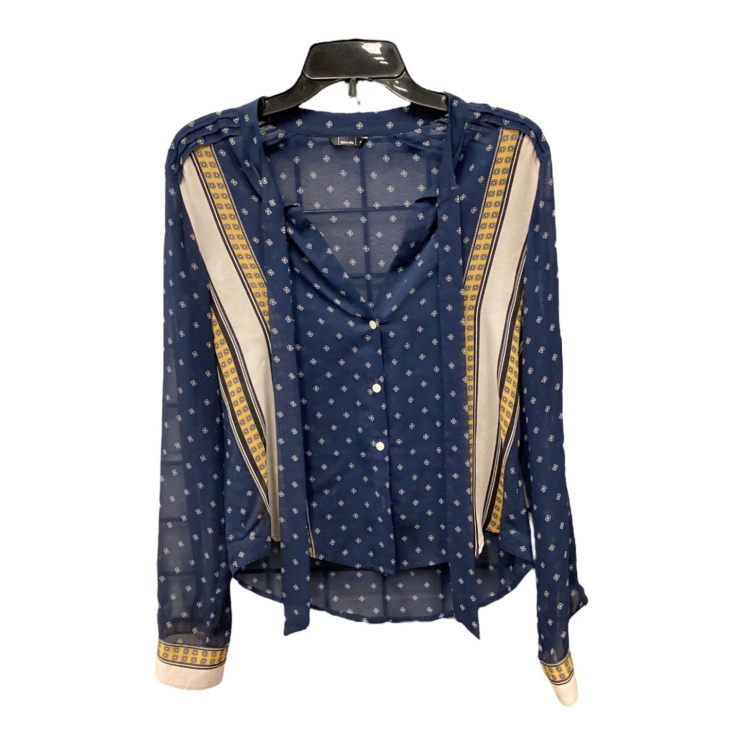 Top Long Sleeve By Dolce Vita In Blue, Size: S