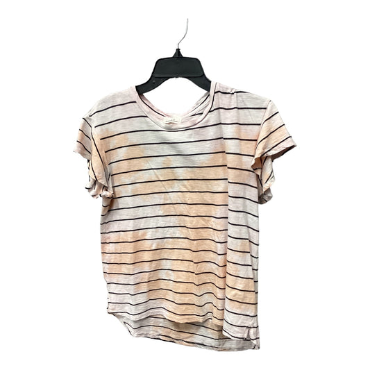 Top Short Sleeve By T.la In Striped Pattern, Size: S