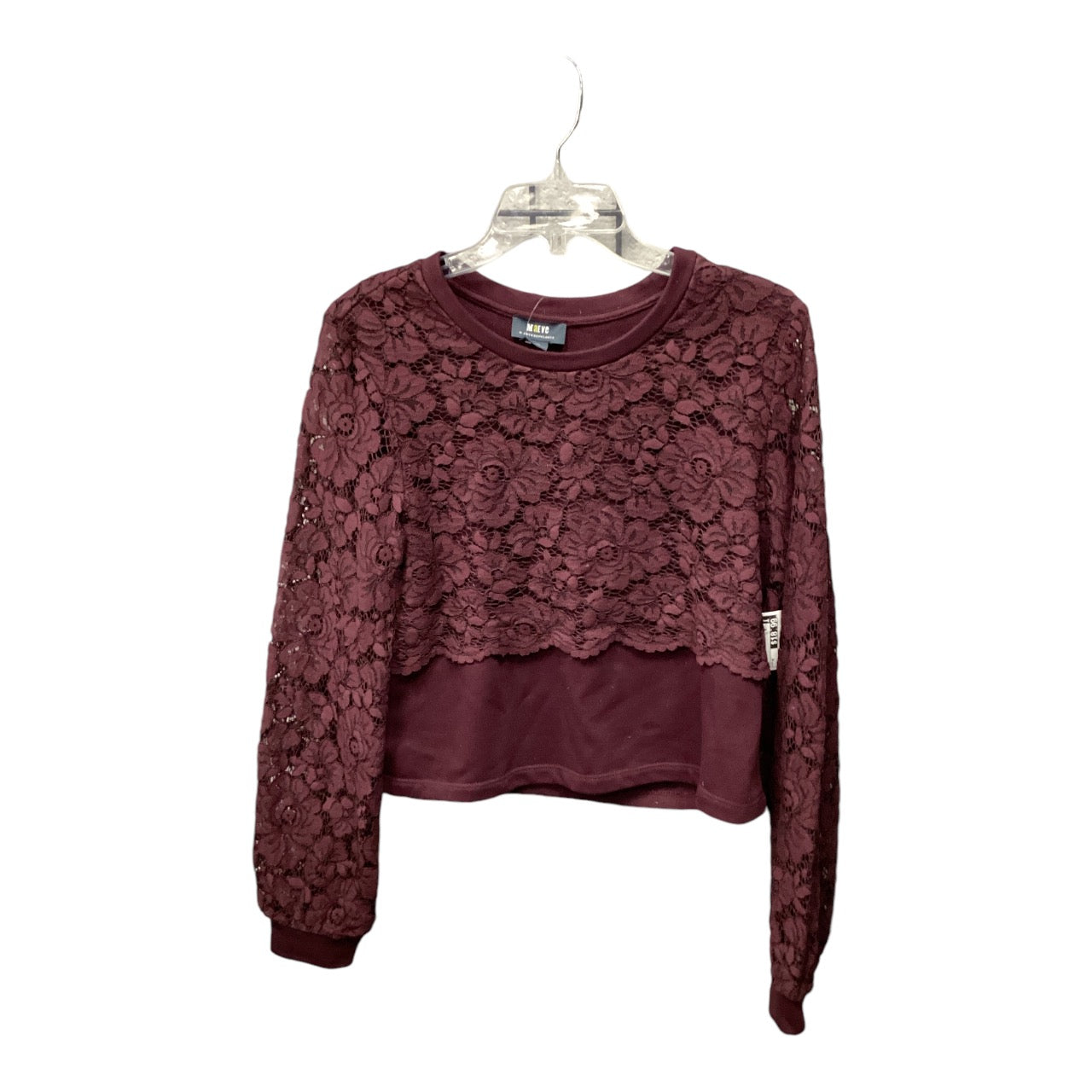 Top Long Sleeve By Maeve In Purple, Size: M