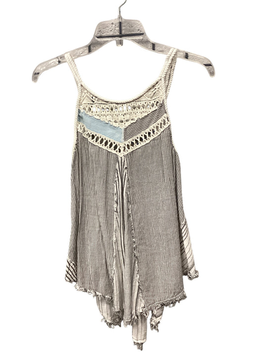 Top Sleeveless By Free People In Striped Pattern, Size: S