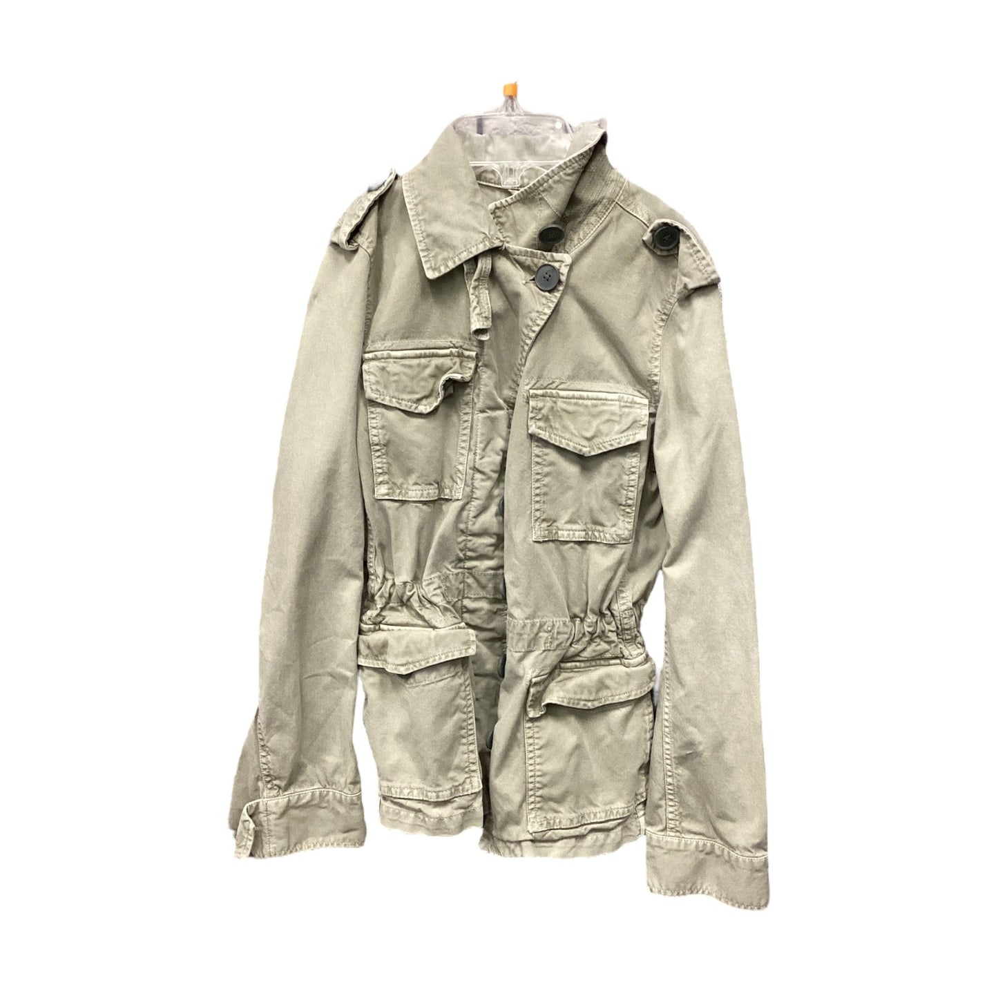 Jacket Denim By Madewell In Green, Size: Xs