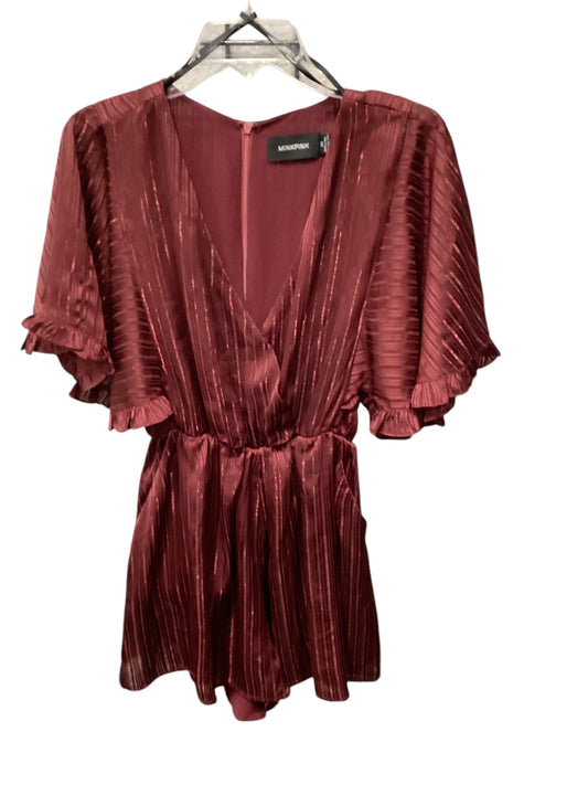 Romper By Minkpink In Red, Size: Xs