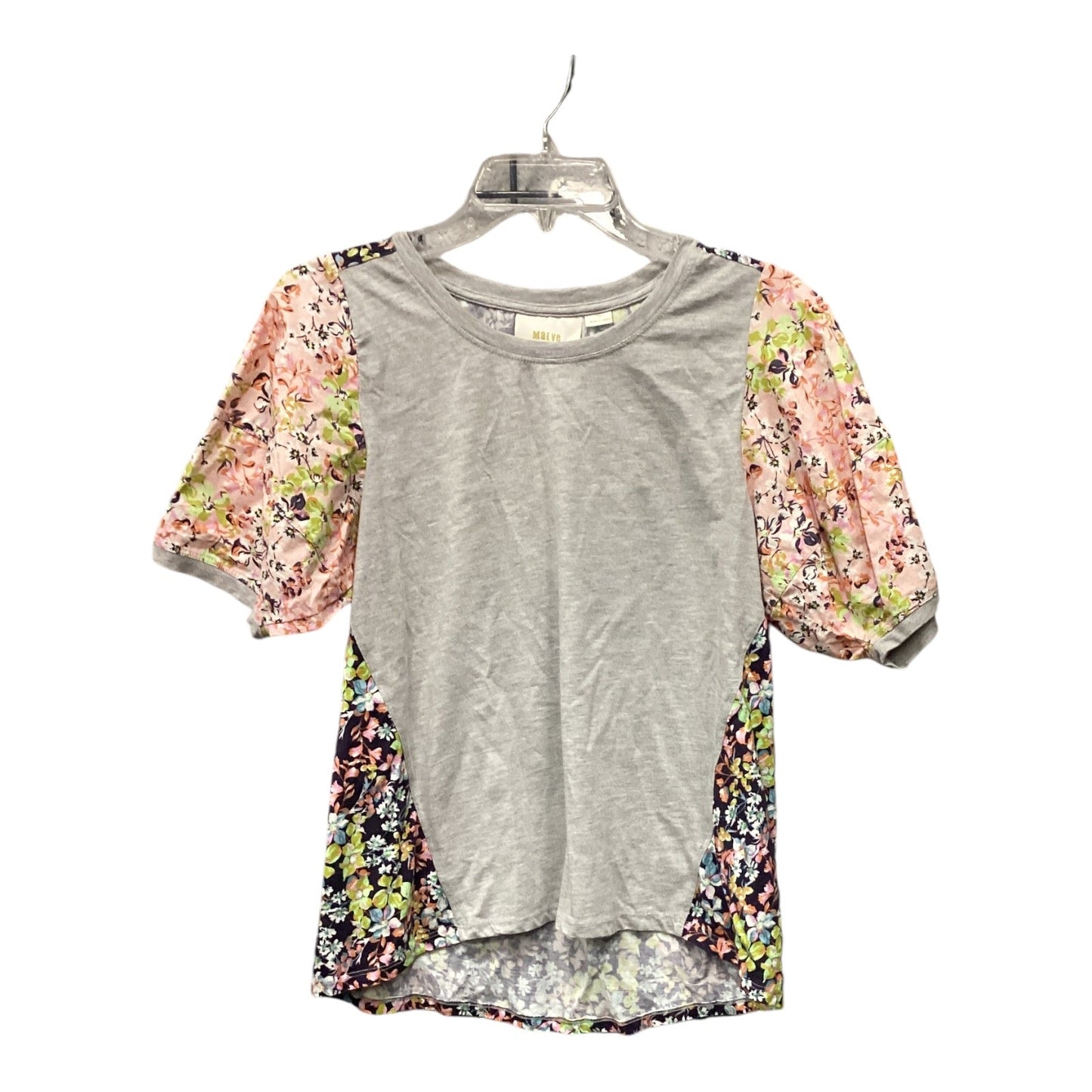 Top Short Sleeve By Maeve In Grey, Size: S