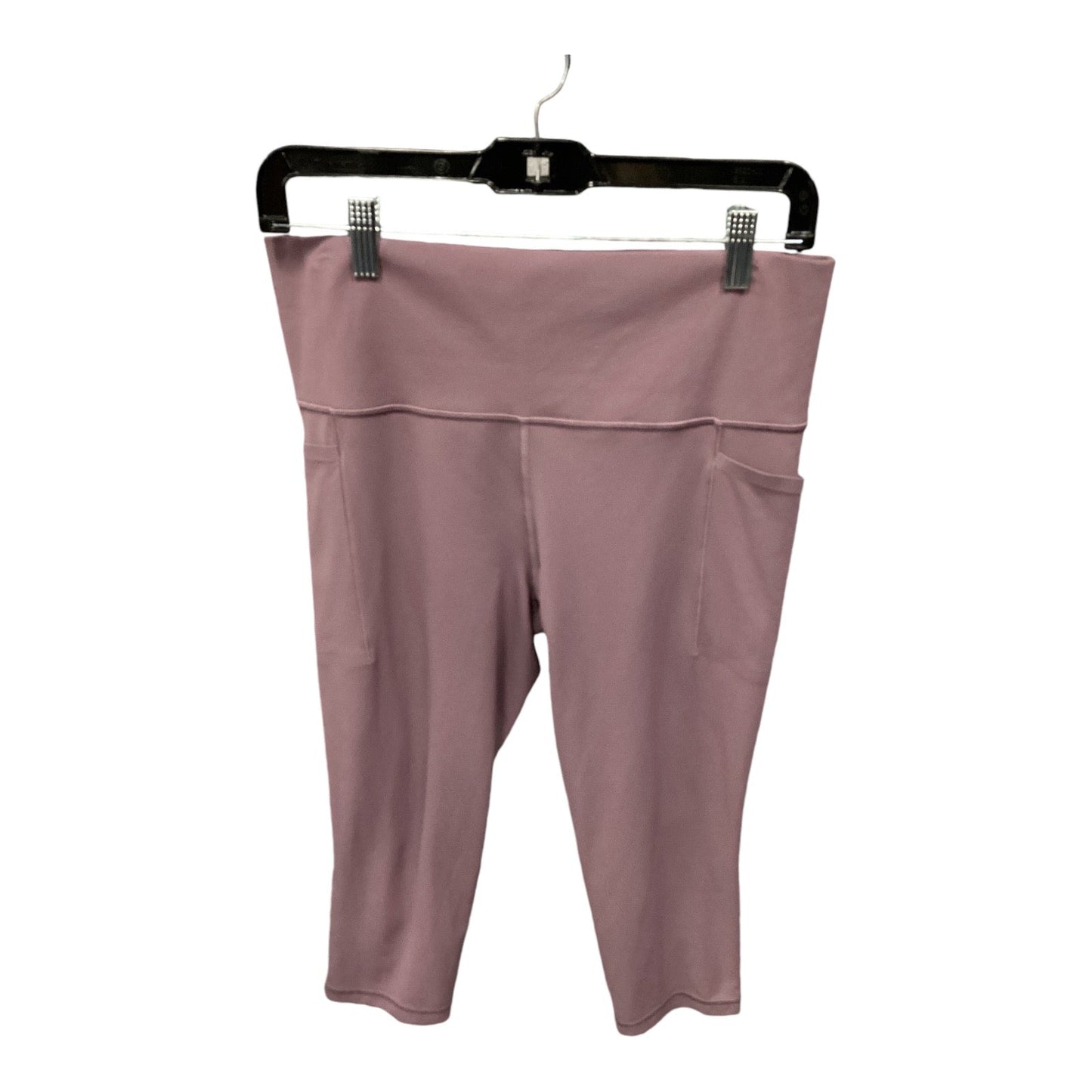 Athletic Capris By Athleta In Mauve, Size: L