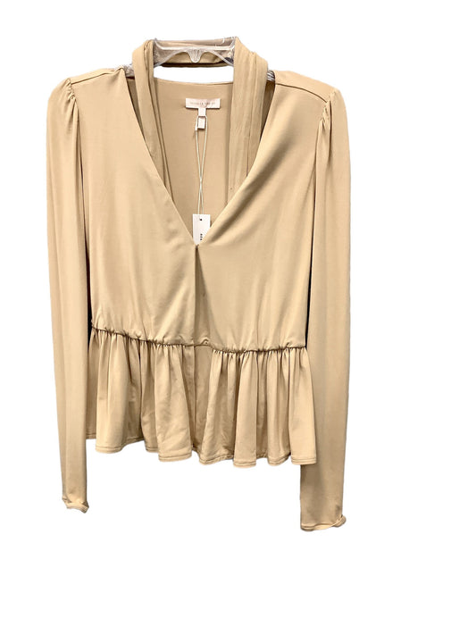 Beige Top Long Sleeve Rebecca Taylor, Size S