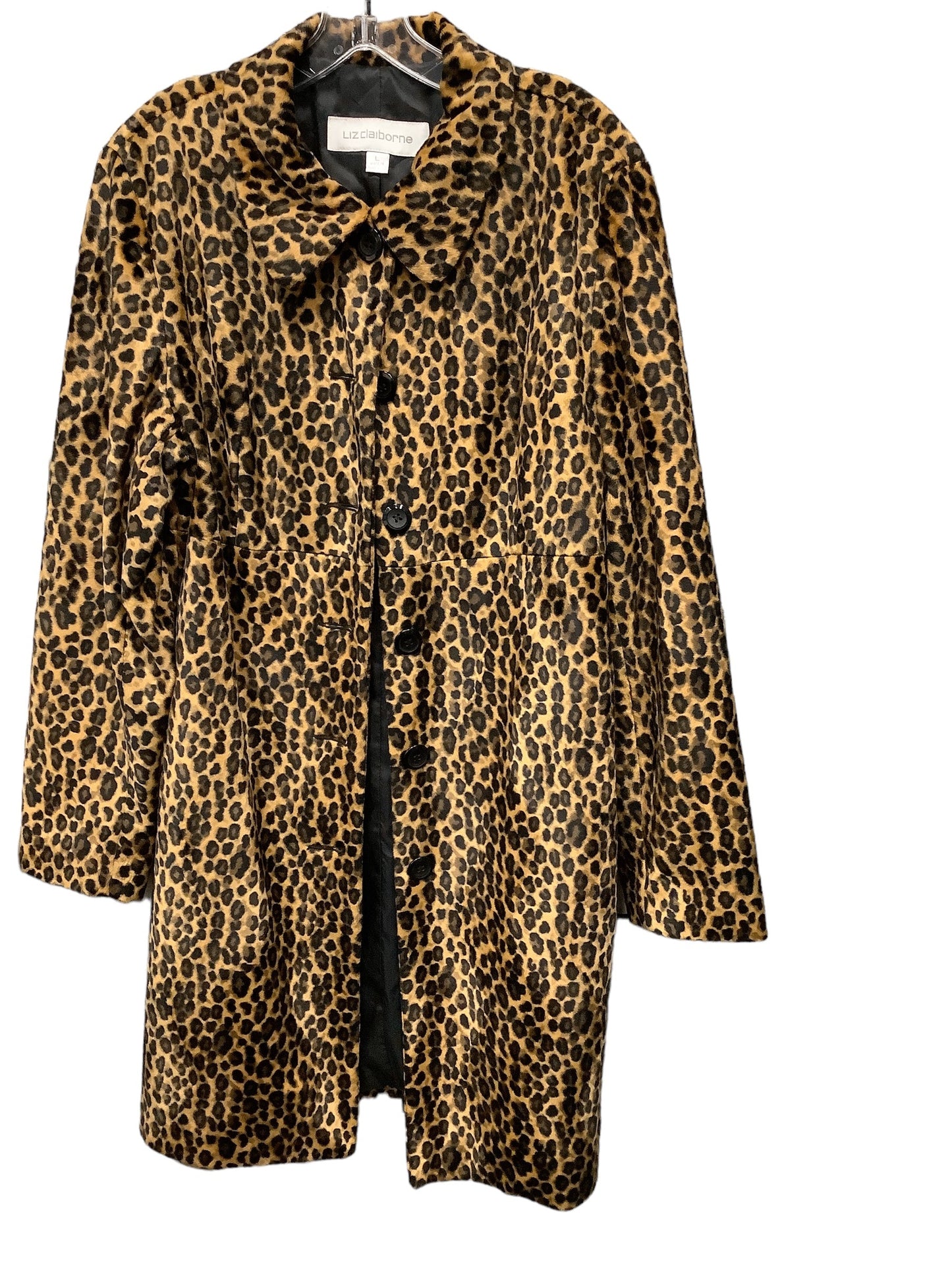 Animal Print Coat Other Liz Claiborne, Size L