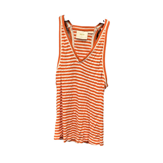 Orange Top Sleeveless Maeve, Size S