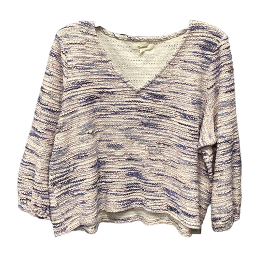 Top Long Sleeve By Madewell In Multi-colored, Size: Xl