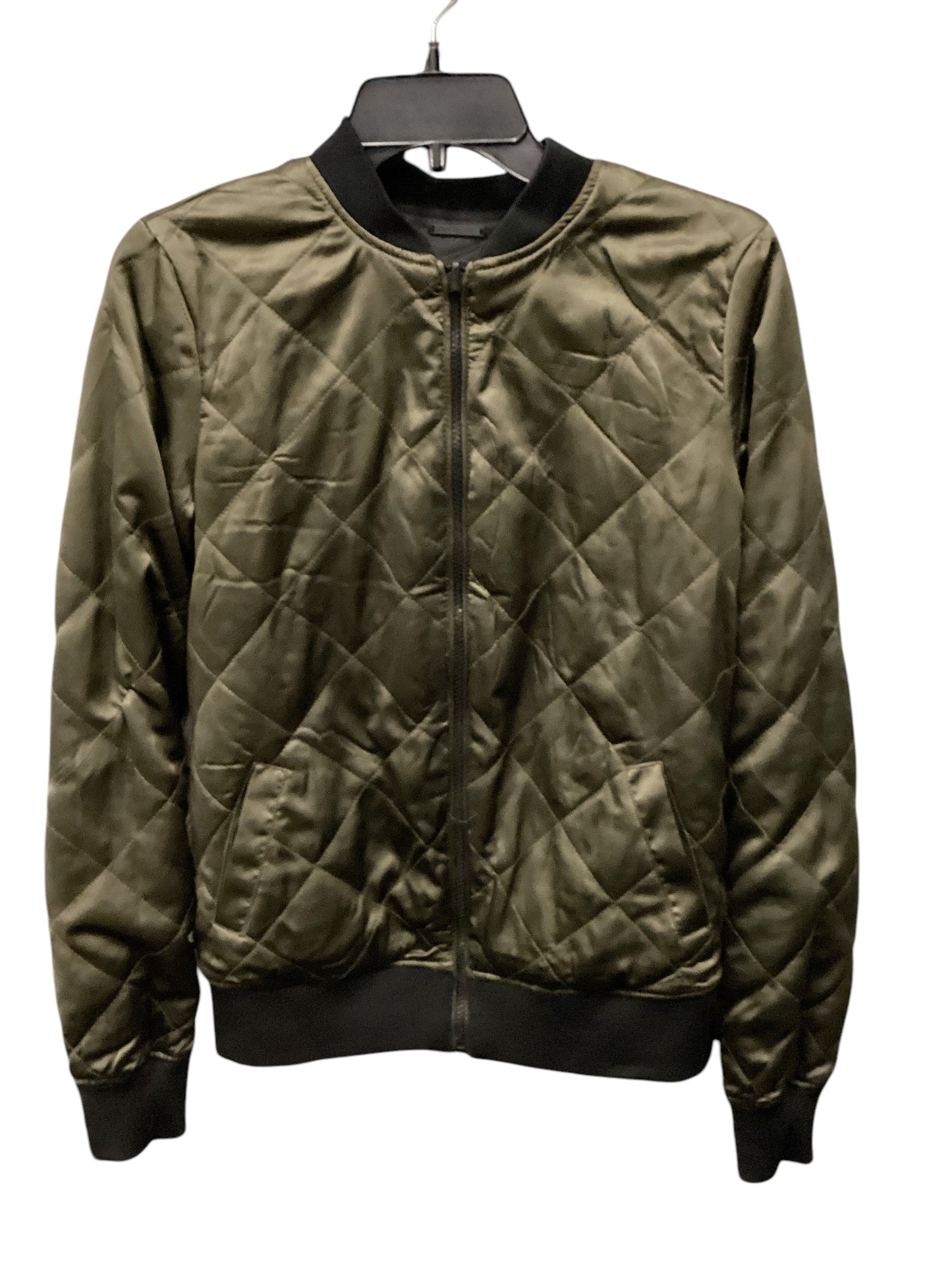 Jacket Puffer & Quilted By Clothes Mentor In Green, Size: L