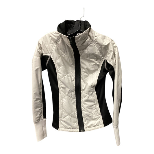 Jacket Puffer & Quilted By North Face In White Black, Size: Xs