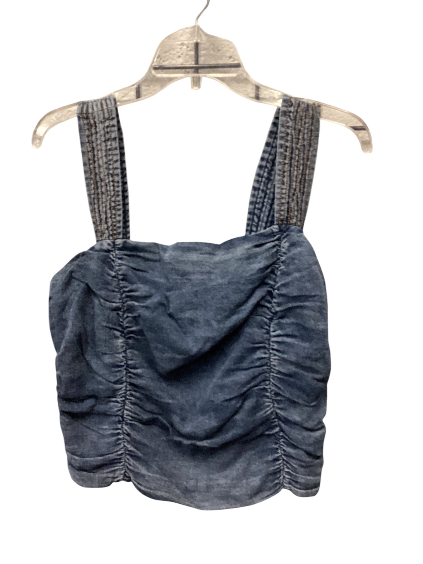 Top Sleeveless By Pilcro In Blue Denim, Size: L