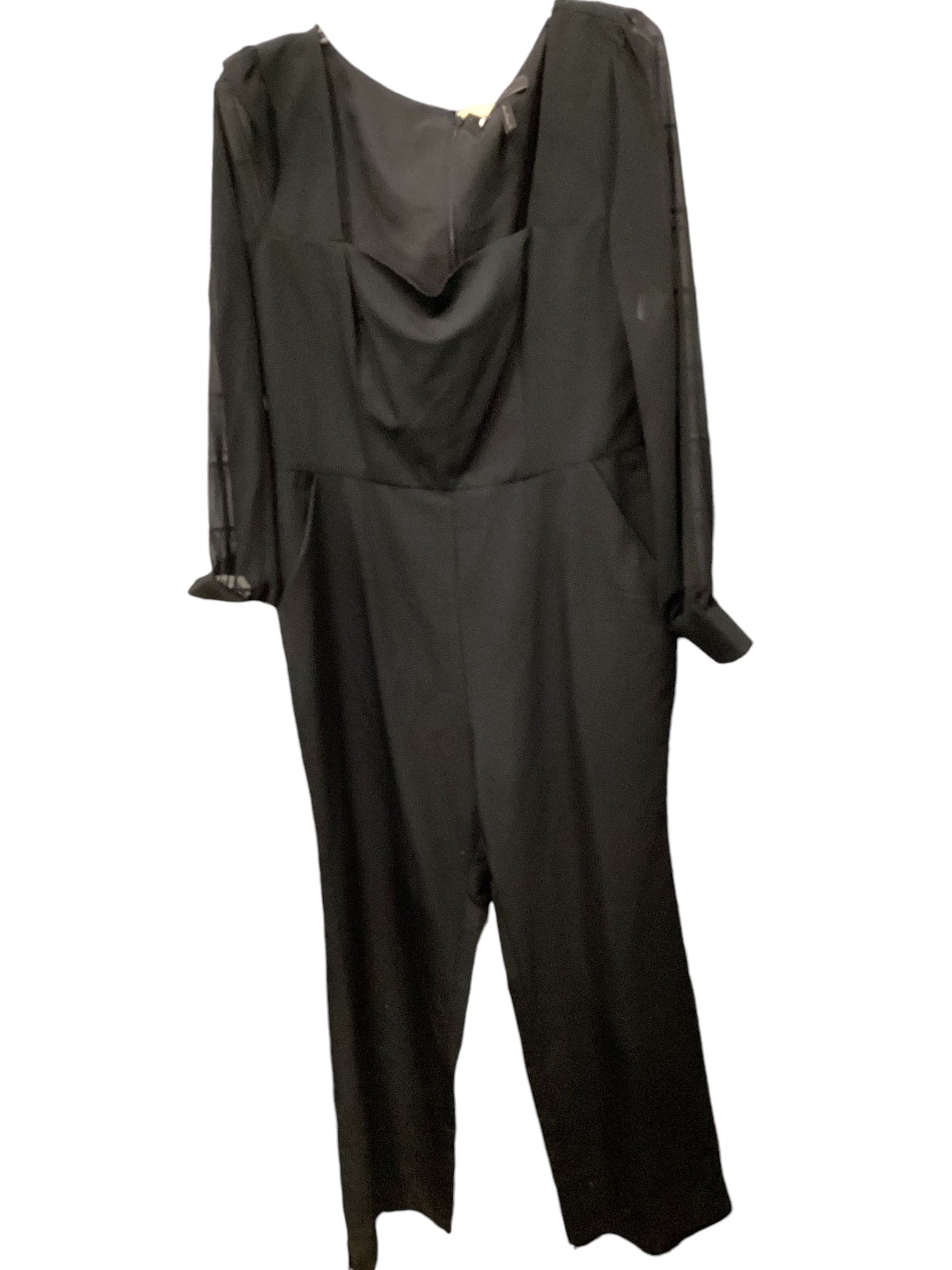 Jumpsuit By Bcbgmaxazria In Black, Size: 12