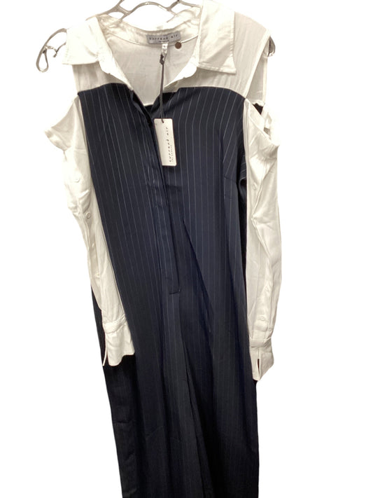 Jumpsuit By Current Air In Blue & White, Size: L