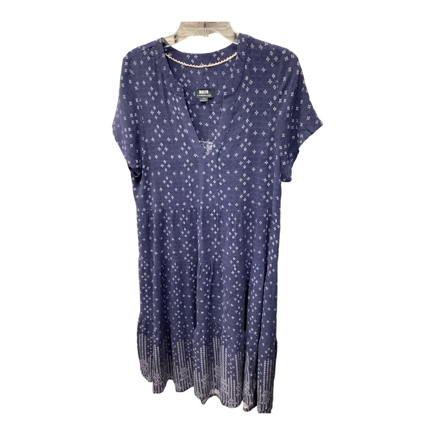 Dress Casual Midi By Maeve In Blue, Size: L