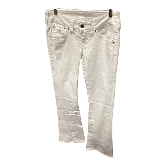 Jeans Boot Cut By True Religion In White, Size: 6