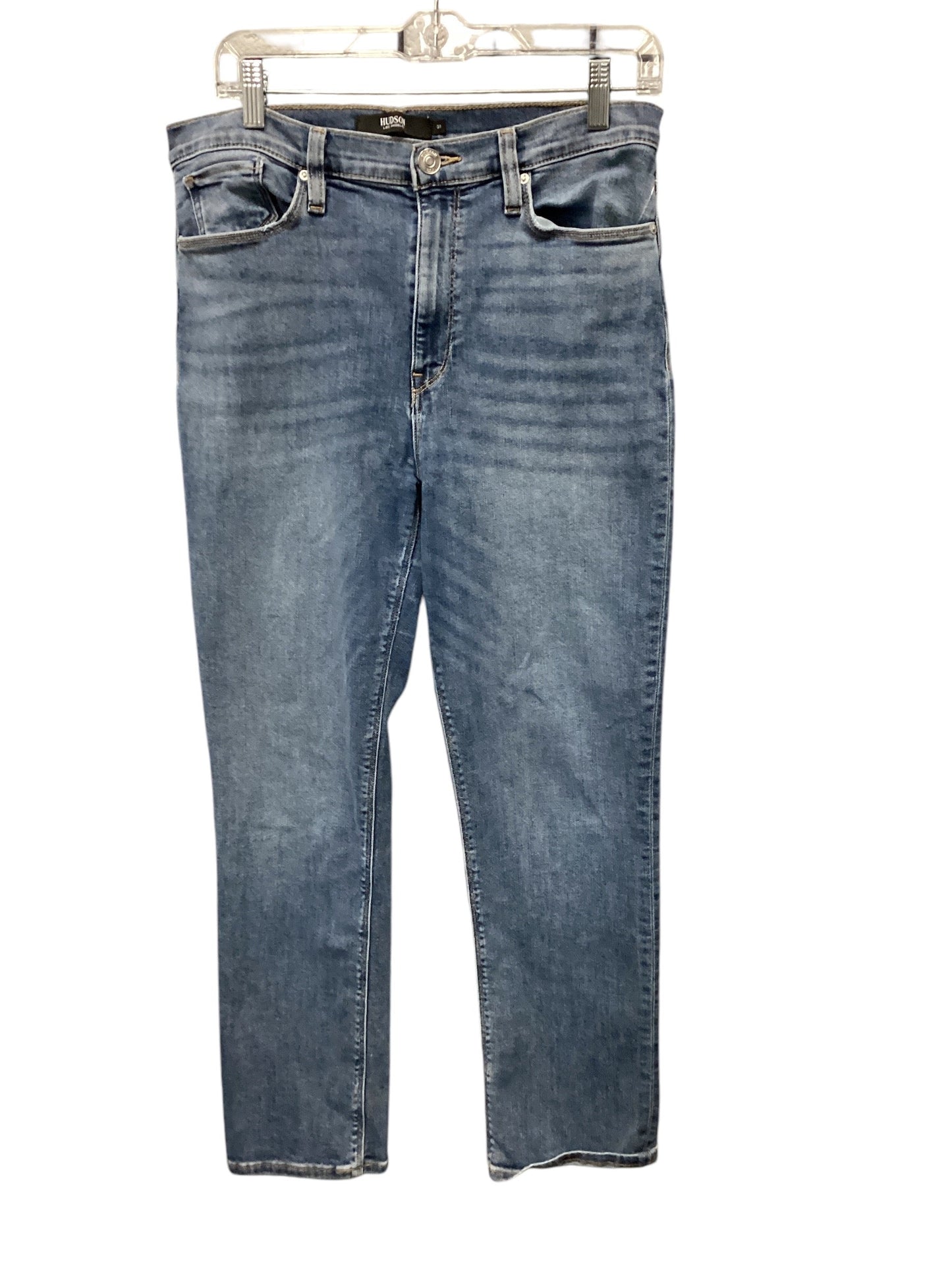 Jeans Straight By Hudson In Blue, Size: 12