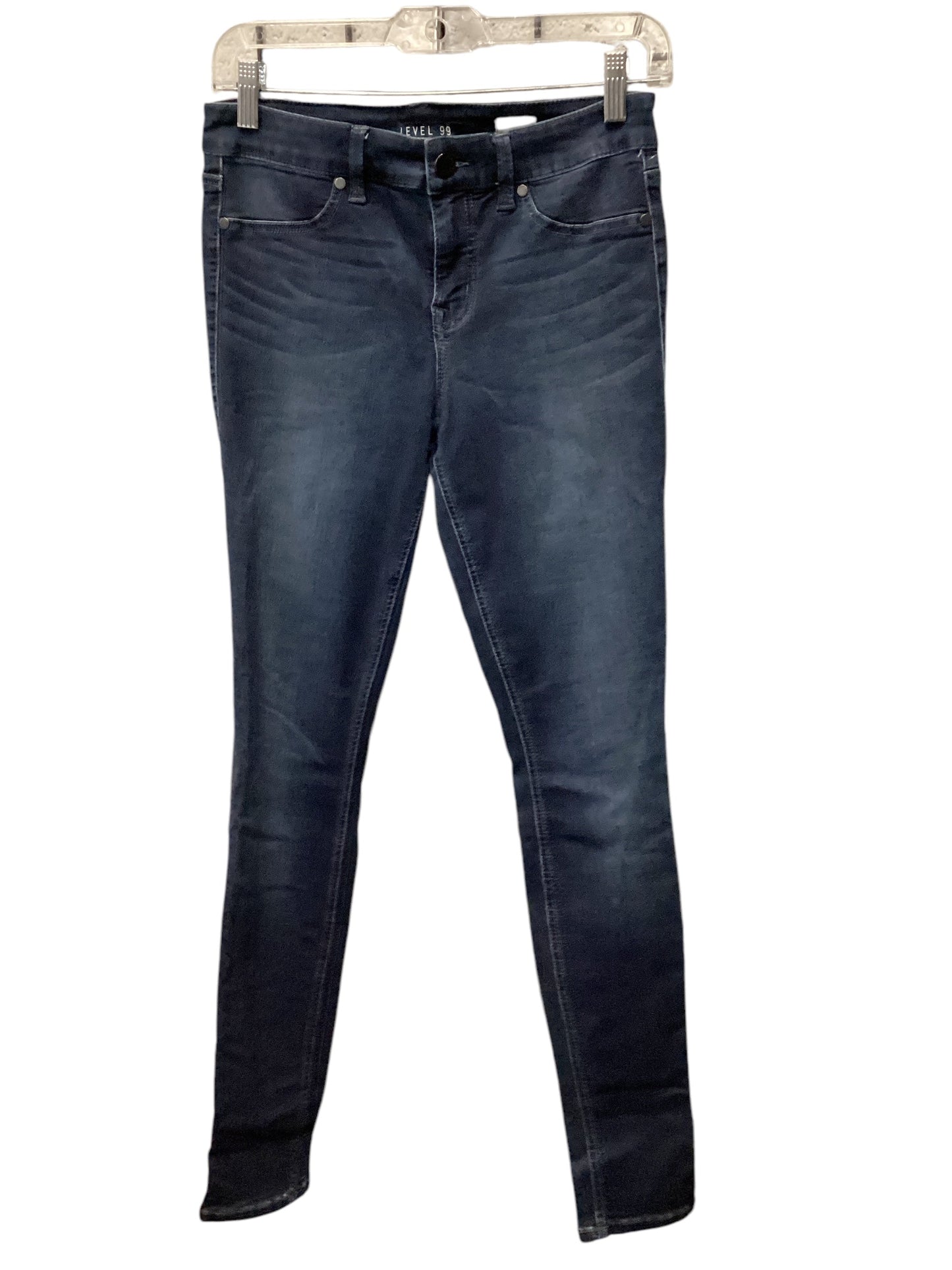 Jeans Skinny By Level 99 In Blue, Size: 8