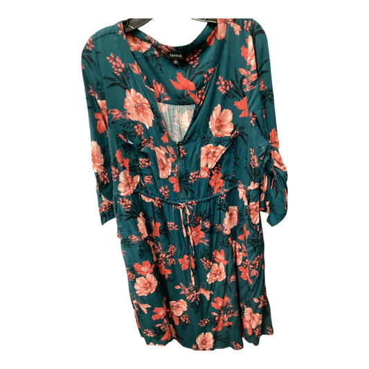 Dress Casual Short By Torrid In Floral Print, Size: L