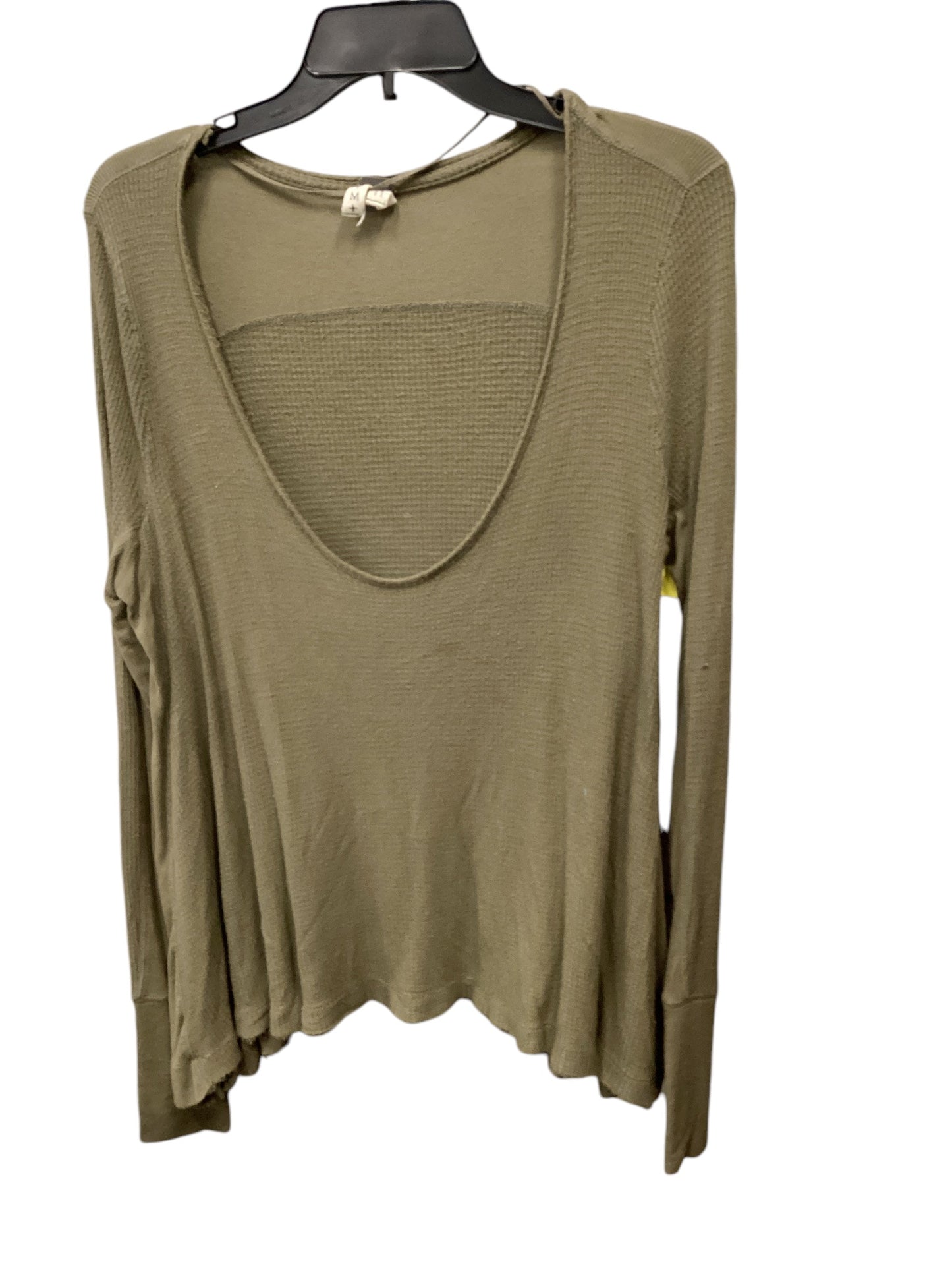 Top Long Sleeve By We The Free In Green, Size: M