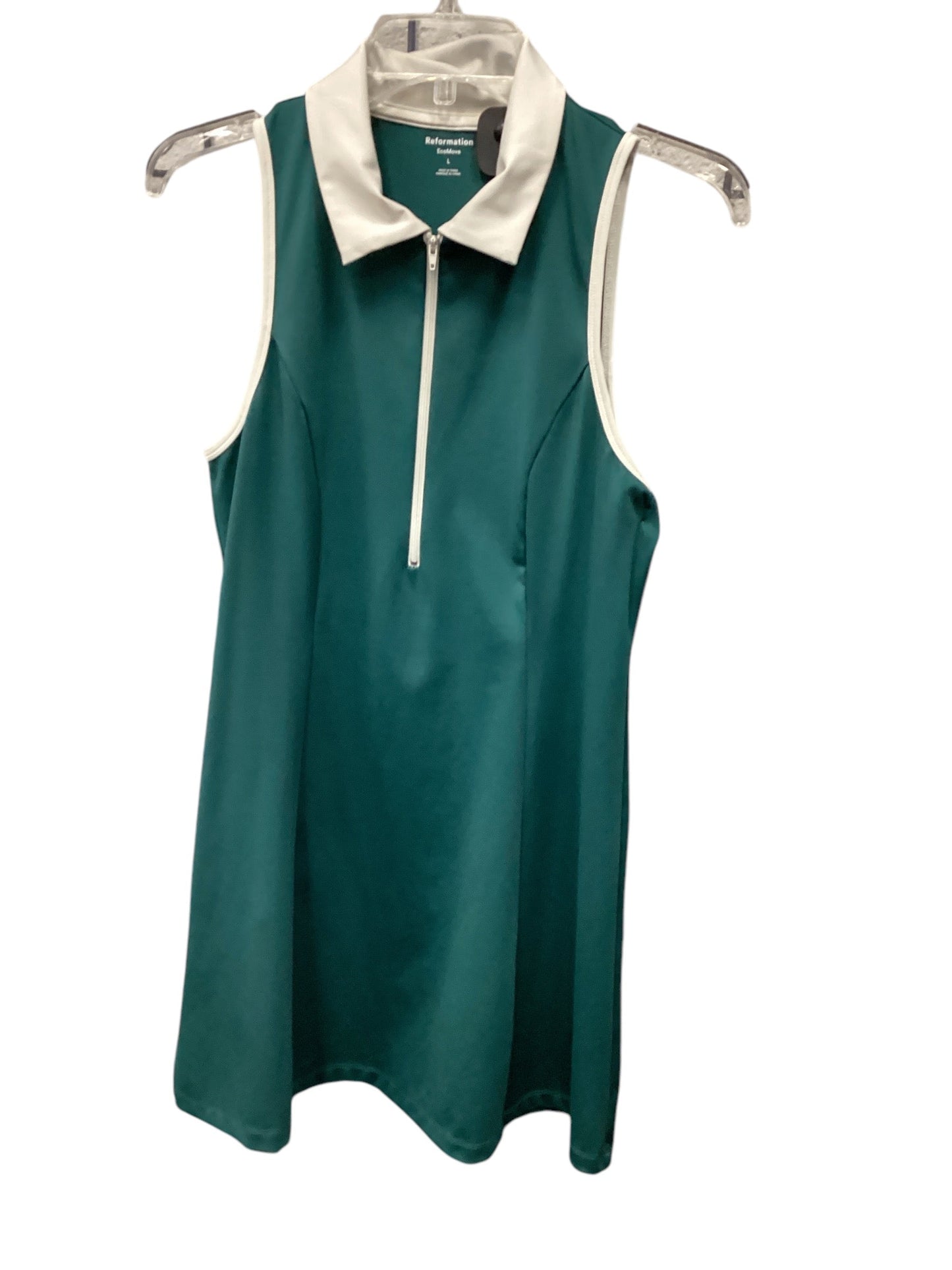 Athletic Dress By Reformation In Green, Size: L