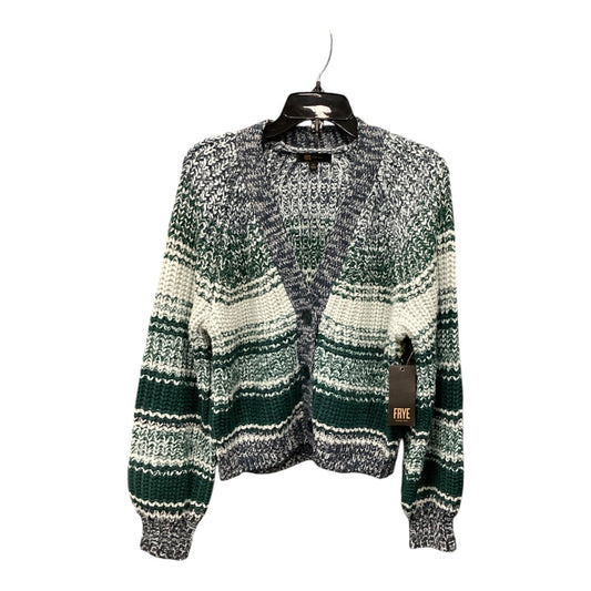 Sweater Cardigan By Frye In Green, Size: M