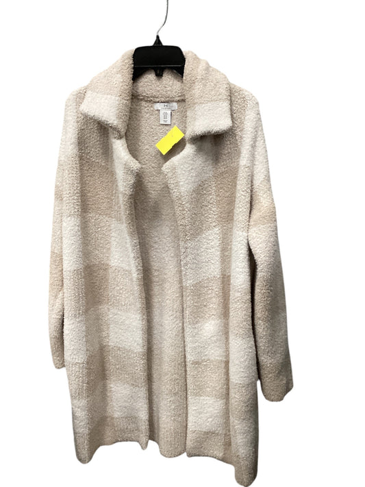 Sweater Cardigan By Halston In Cream, Size: M