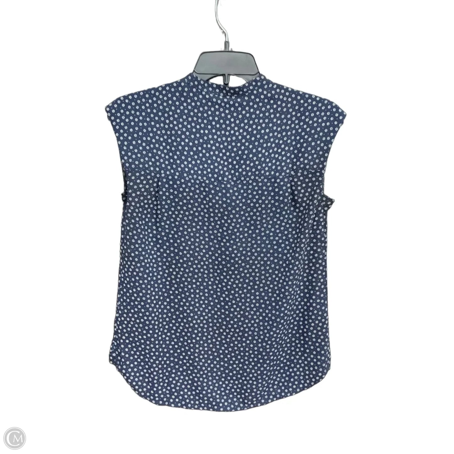 Top Sleeveless By Express In Navy, Size: Xxs