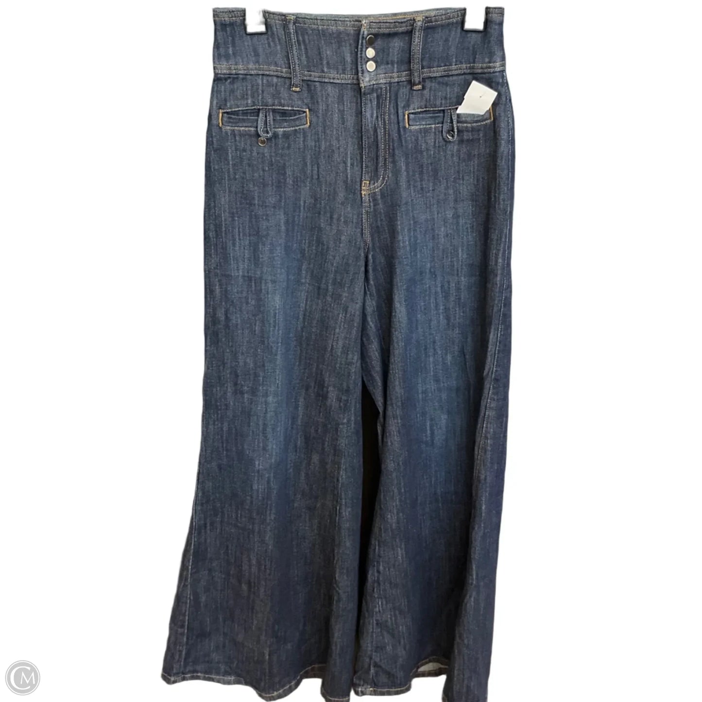 Jeans Wide Leg By Pilcro In Blue Denim, Size: 4