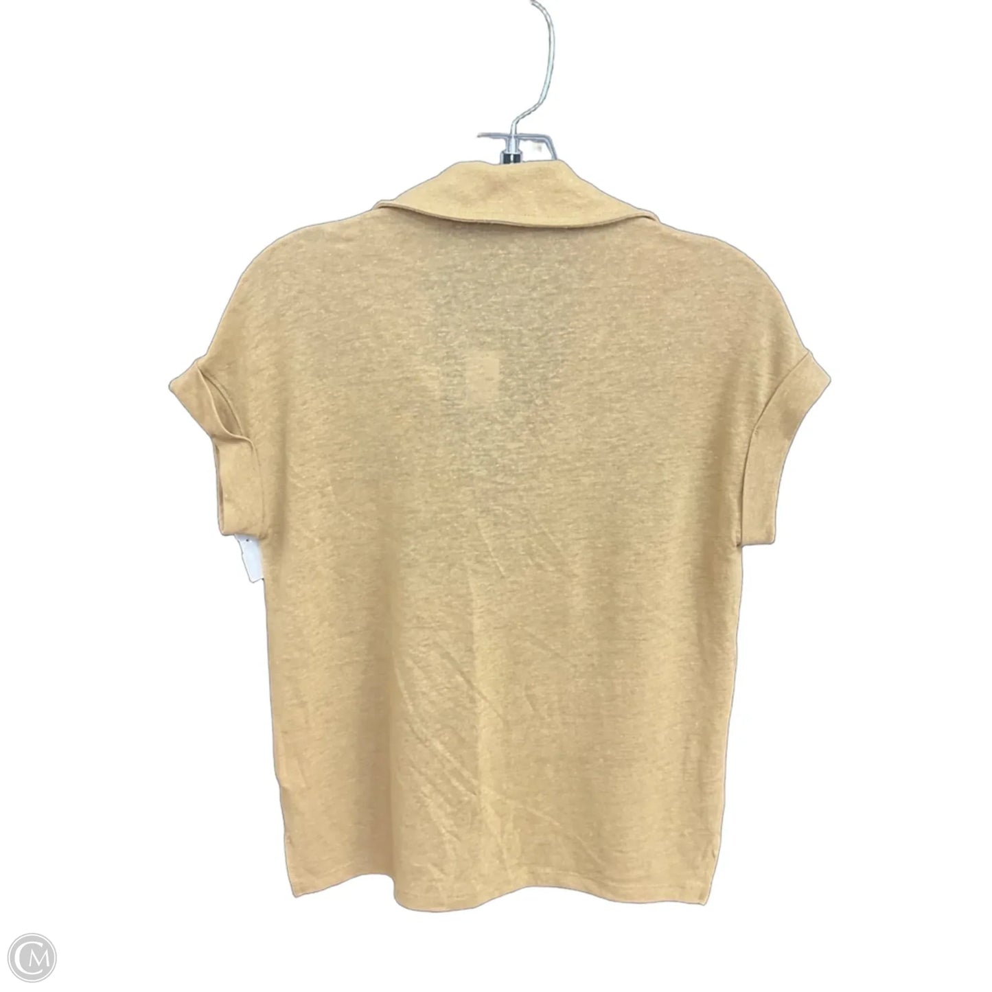 Top Short Sleeve By Banana Republic In Brown, Size: Xxs