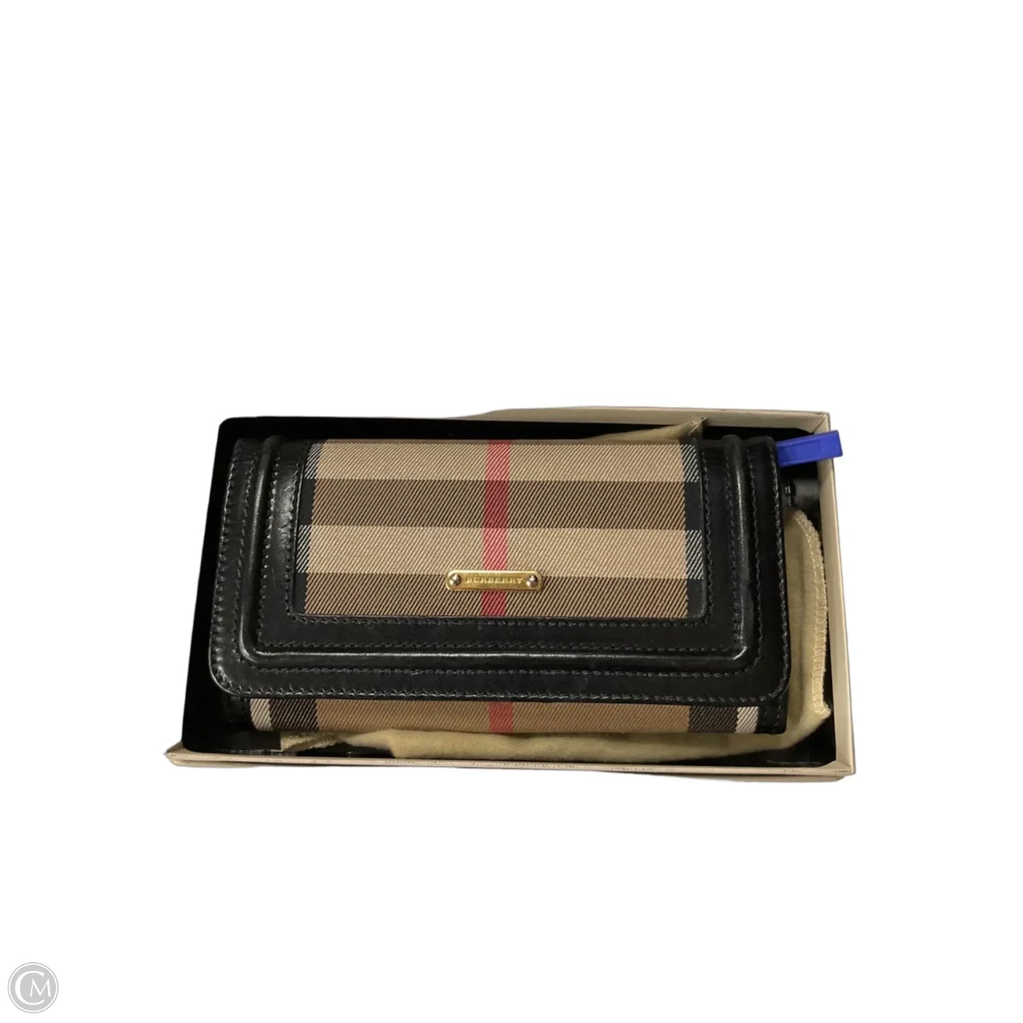 Wallet Luxury Designer By Burberry, Size: Medium