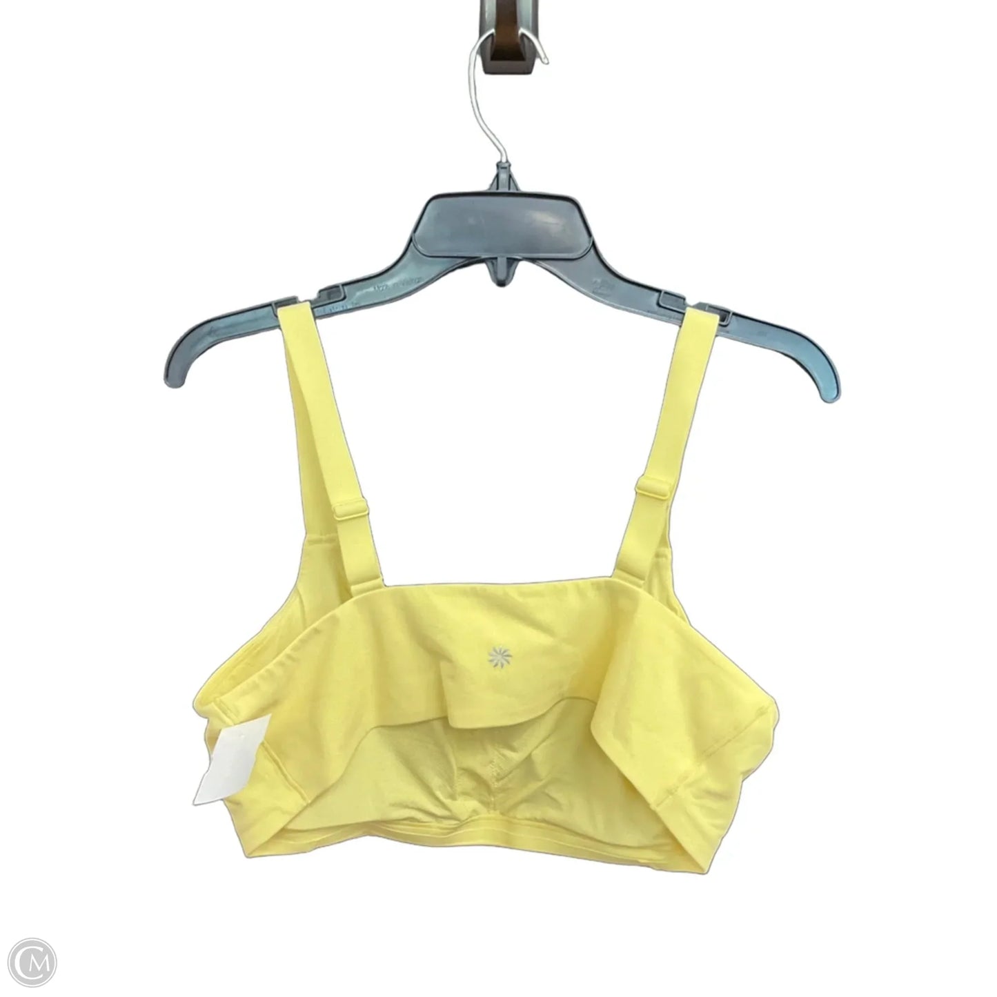 Athletic Bra By Athleta In Yellow, Size: Xl