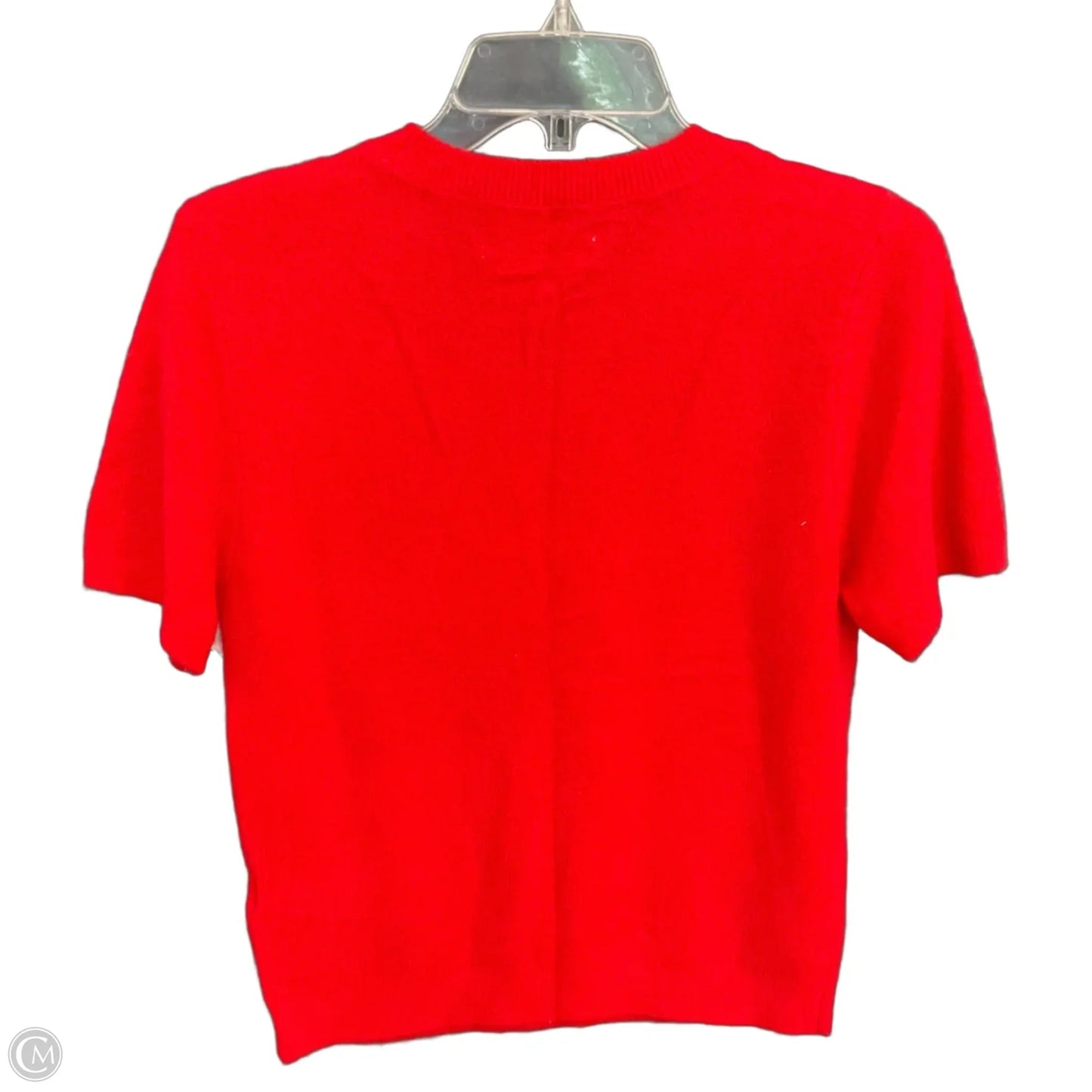 Sweater Short Sleeve By Abercrombie And Fitch In Red, Size: M