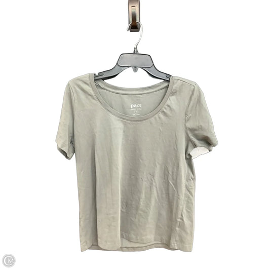 Top Short Sleeve Basic By Pact In Grey, Size: M