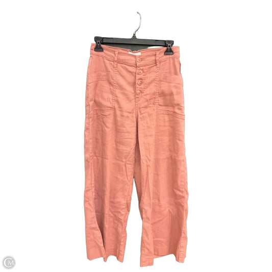 Pants Linen By Evereve In Pink, Size: 2