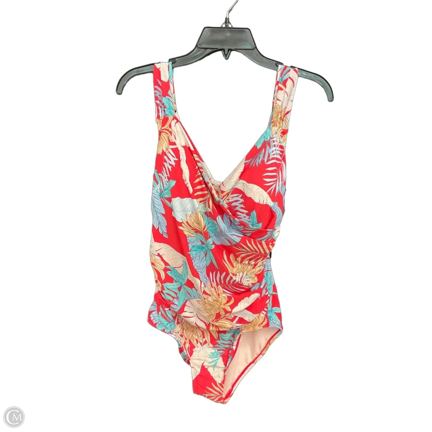 Swimsuit By Jantzen In Tropical Print, Size: M