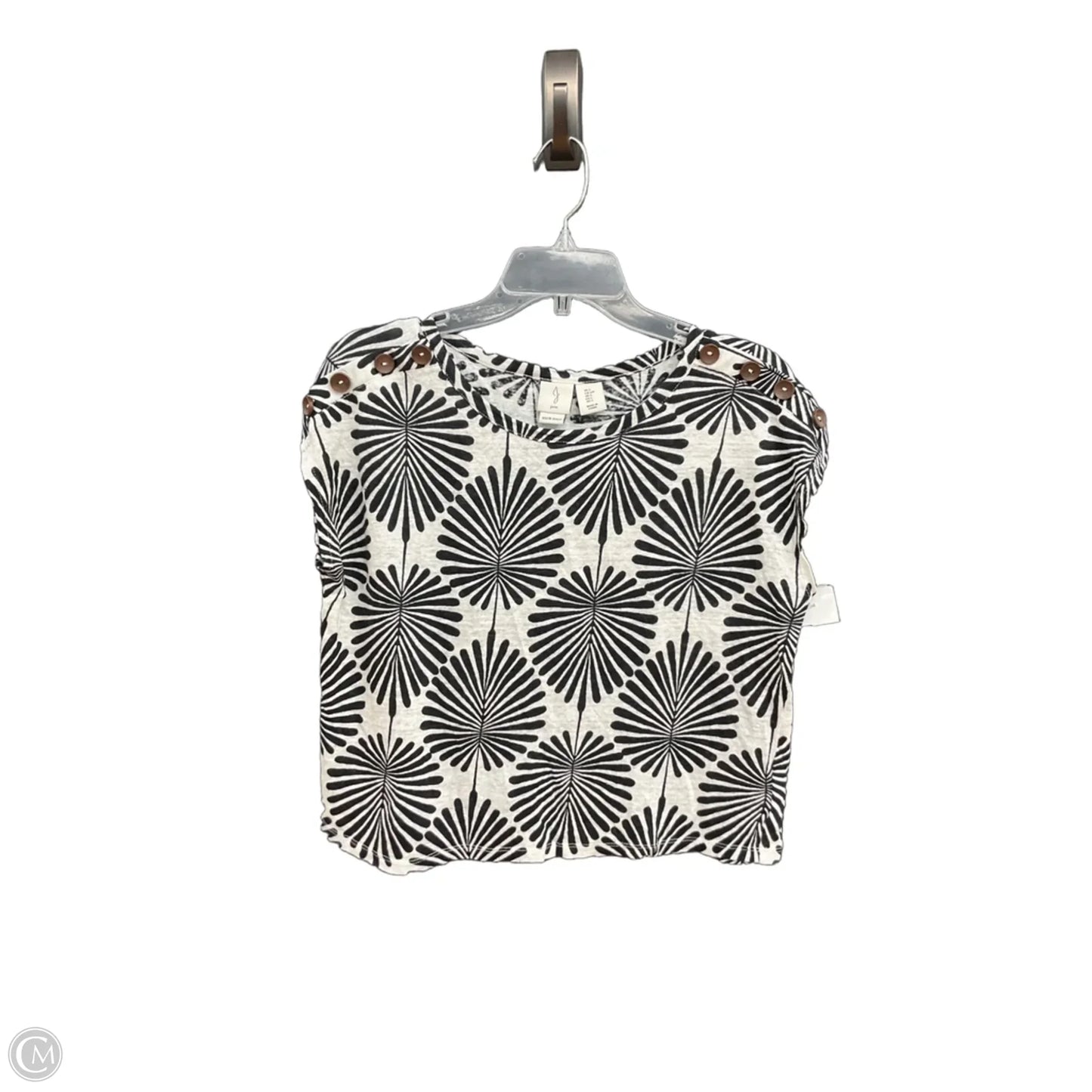 Top Short Sleeve By Joie In Black, Size: S
