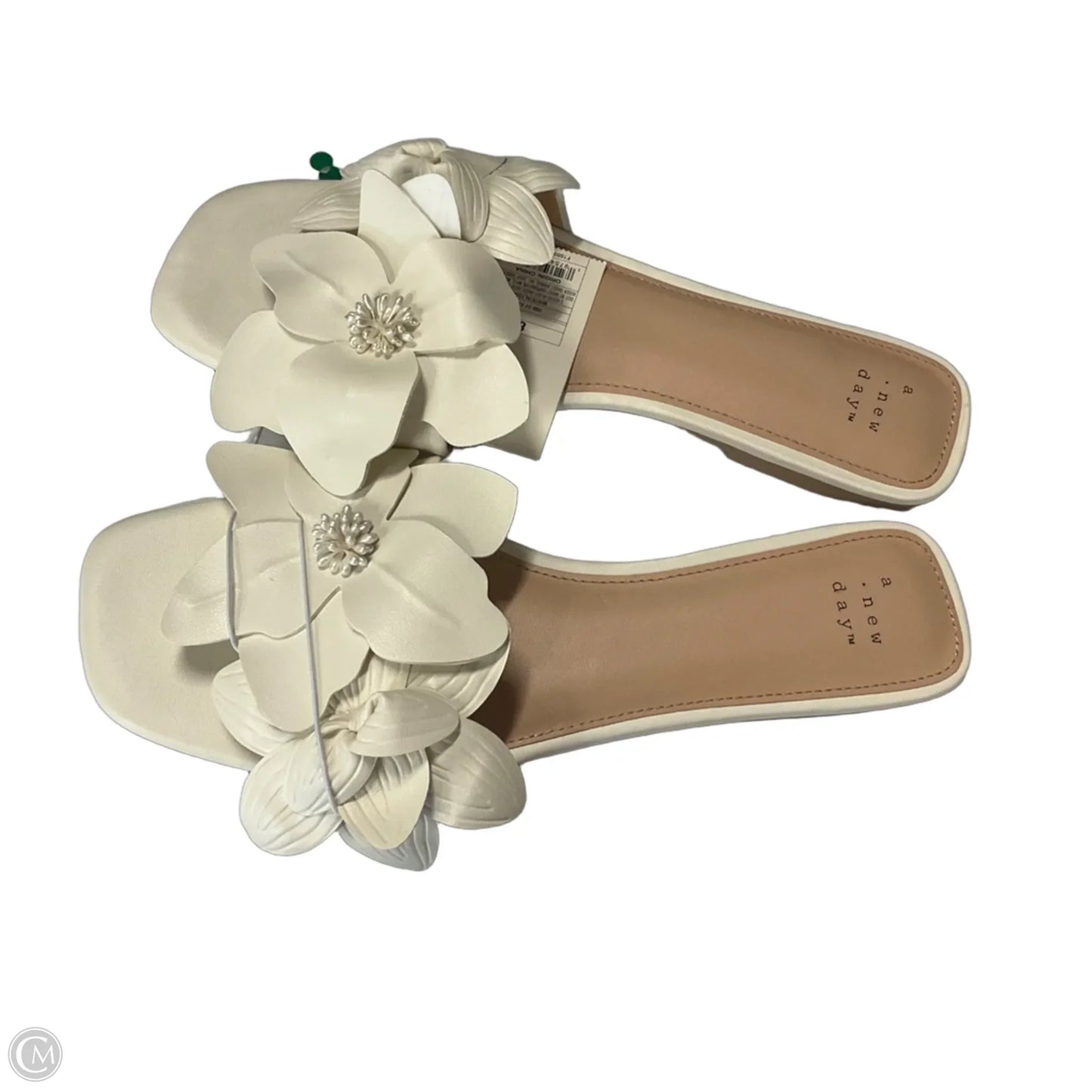 Sandals Flats By A New Day In White, Size: 8.5