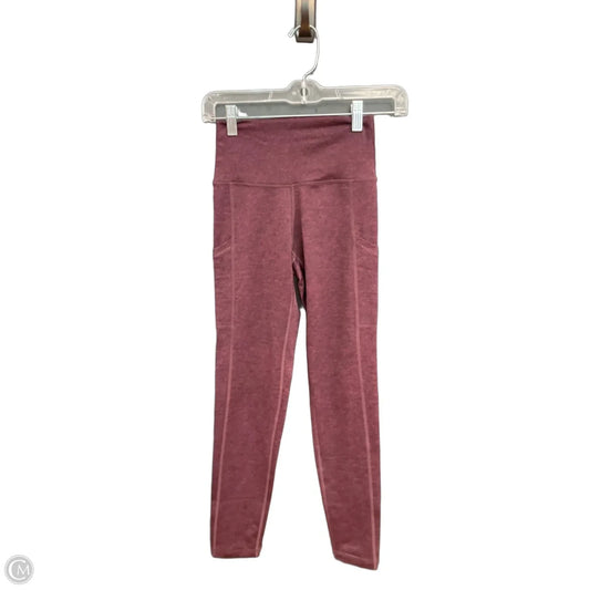 Athletic Leggings By Aerie In Purple, Size: Xs