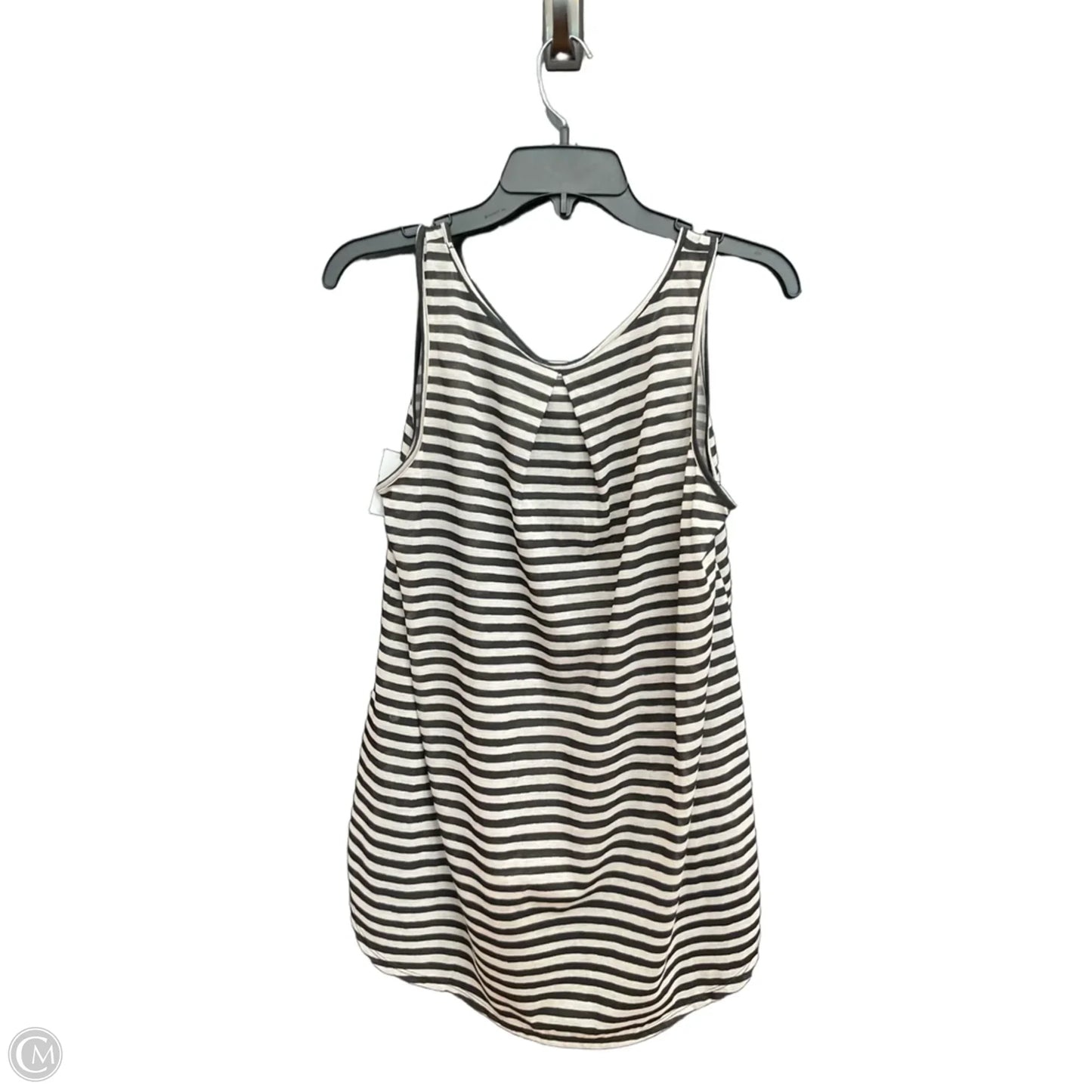 Top Sleeveless By H&m In Striped Pattern, Size: S