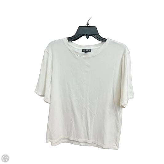 Top Short Sleeve Basic By J. Crew In White, Size: Xl
