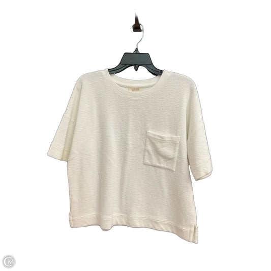 Top Short Sleeve By Haven In White, Size: M