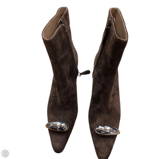 Boots Designer By Tory Burch In Brown, Size: 9