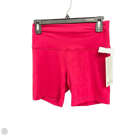 Athletic Shorts By Lululemon In Red, Size: 8