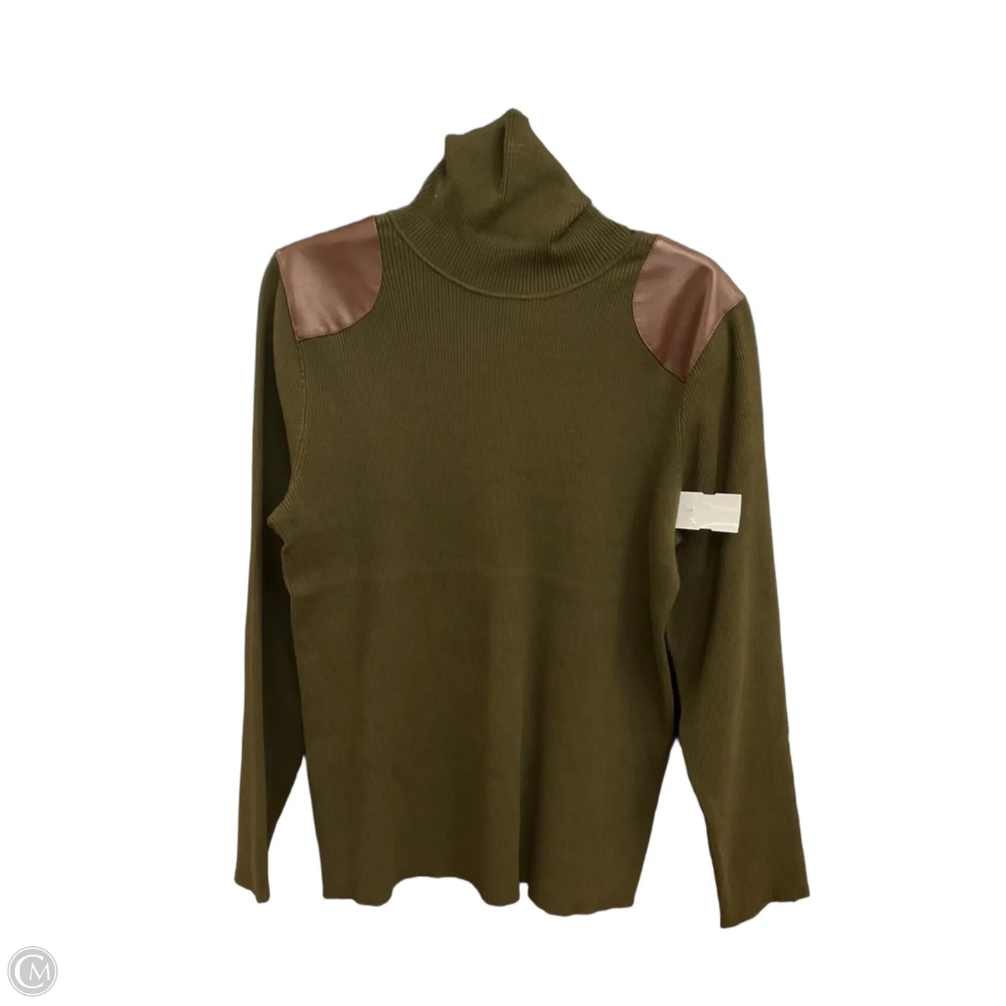 Top Long Sleeve By Lauren By Ralph Lauren In Green, Size: 2x