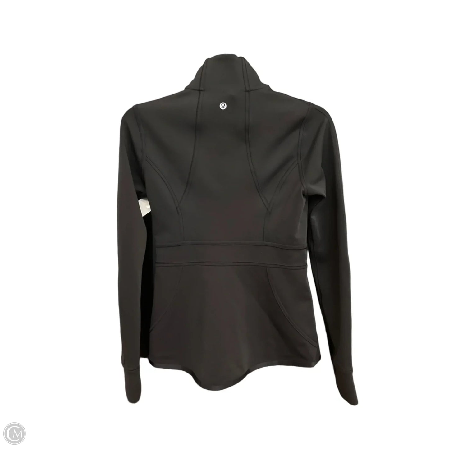 Athletic Jacket By Lululemon In Black, Size: M