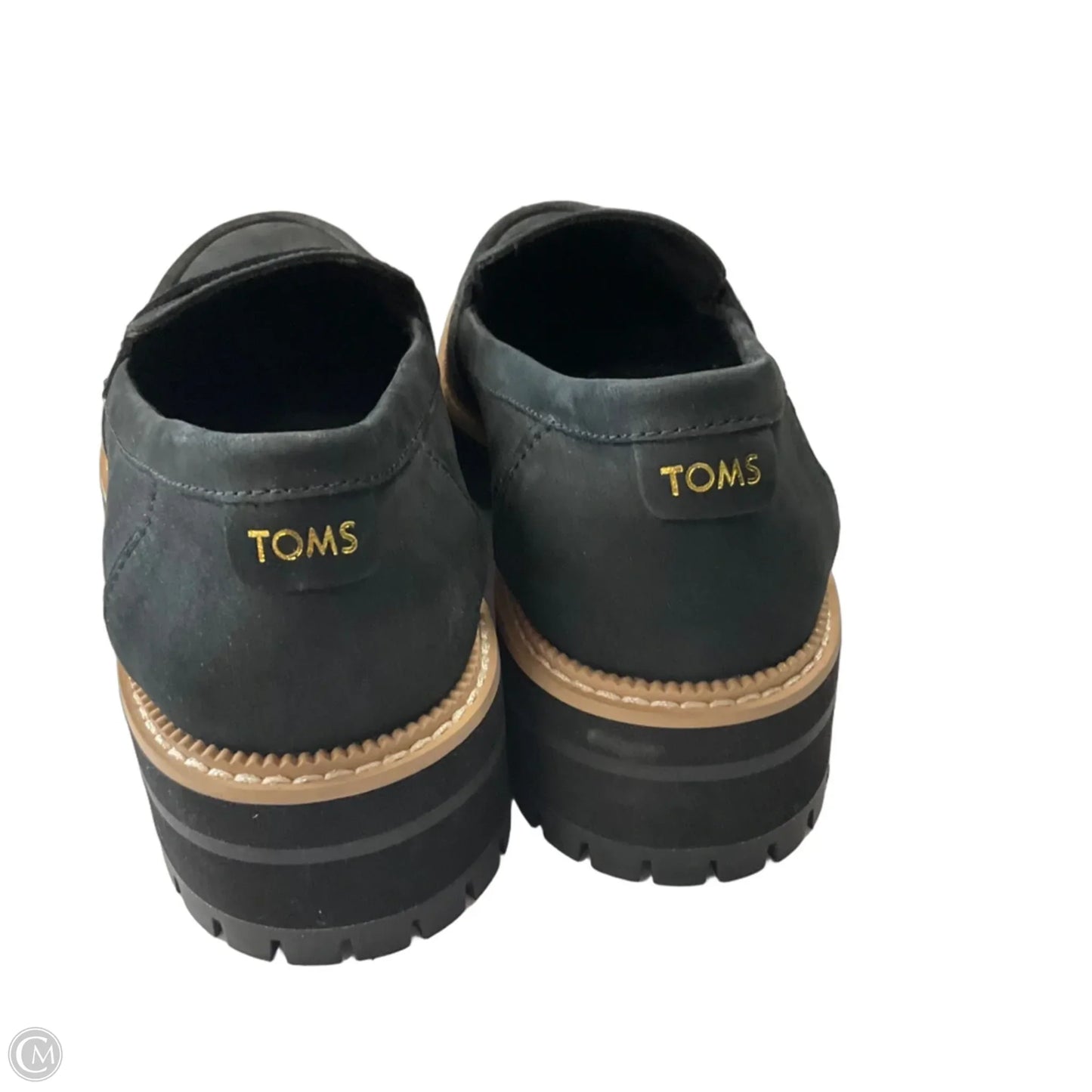 Shoes Flats By Toms In Black, Size: 9